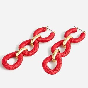 J. Crew - Raffia Chain Link Earrings
